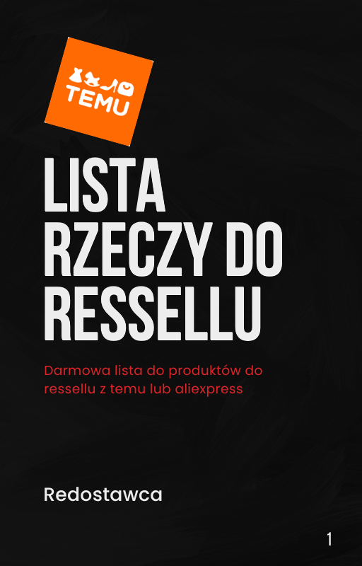 Darmowa lista produktów do ressellu na temu